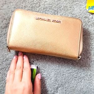 Michael Kors Gold wallet
